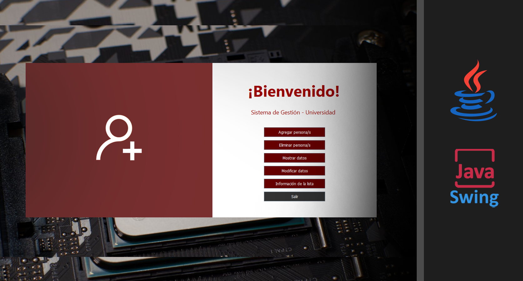 Gestión de Universidad (POO)